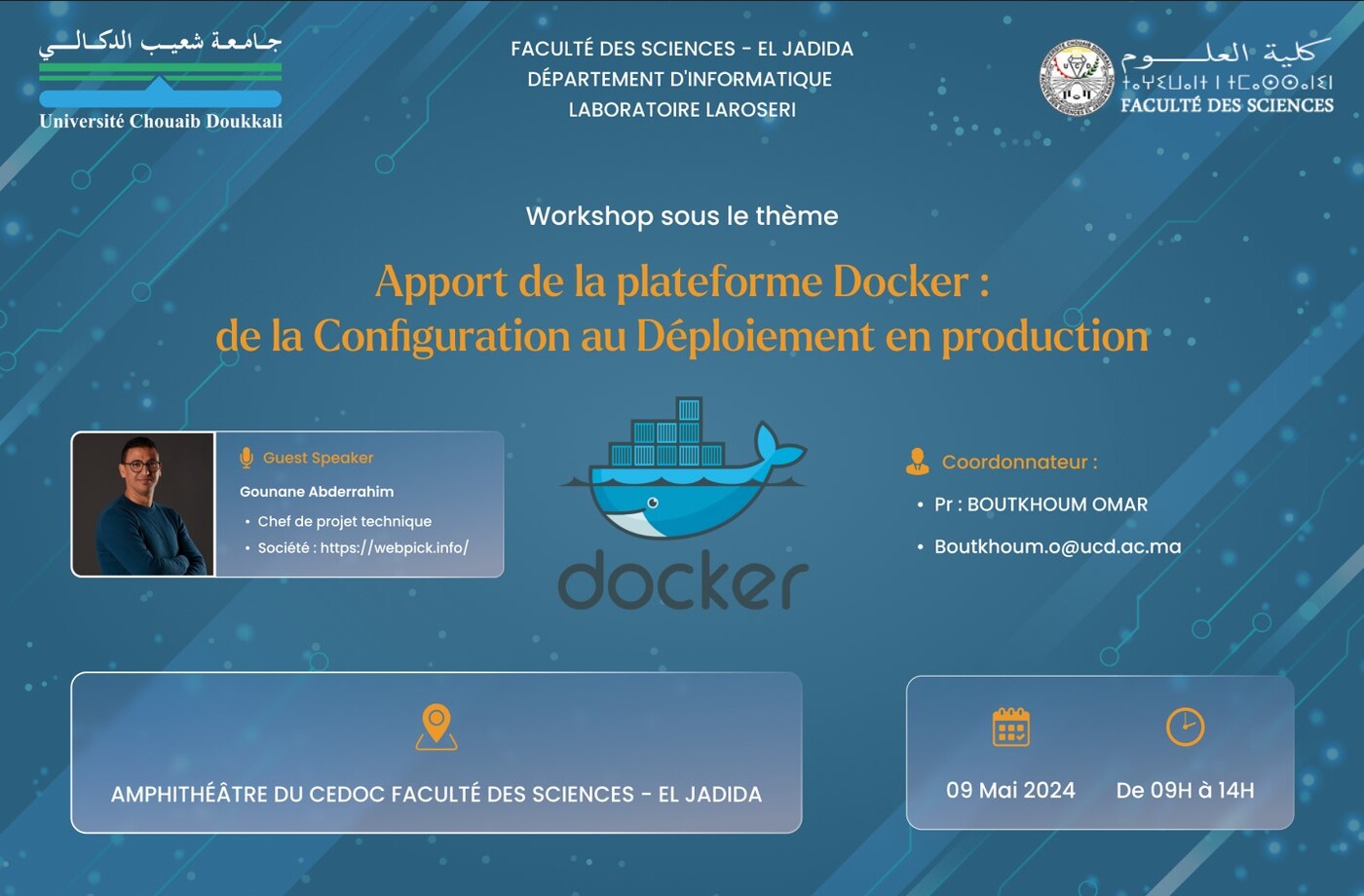 Workshop sur l’Apport de la plateforme Docker : de la Configuration au Déploiement en production