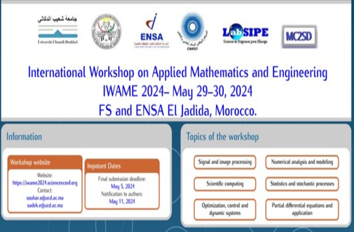 International Workshop on Applied Mathematics and Engineering IWAME 2024
