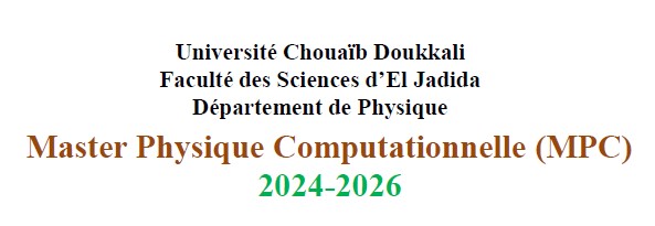 Annonce: Affiche Master Physique Computationnelle