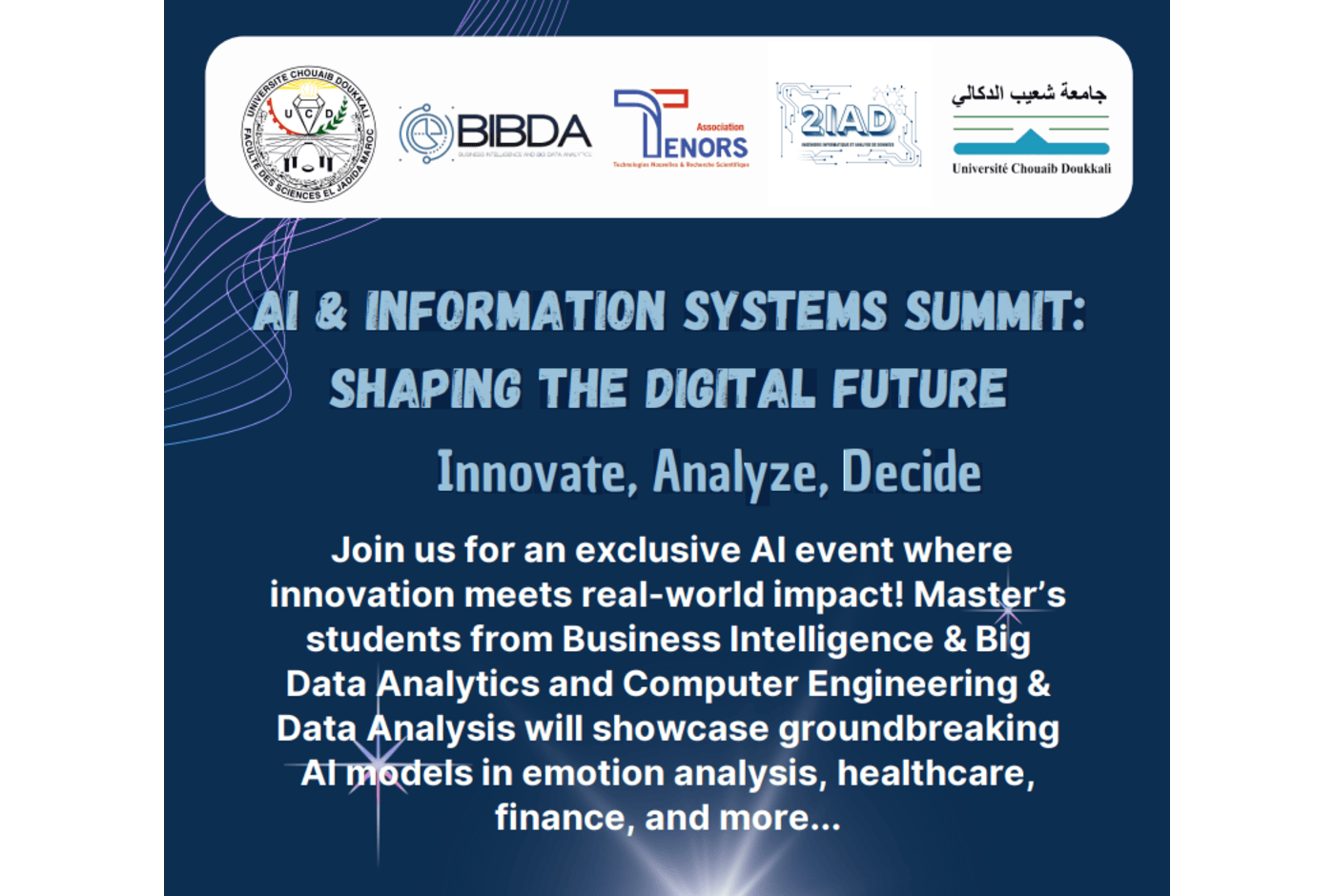 AI & Information Systems Summit: Shaping the Digital Future – Innovate, Analyze, Decide